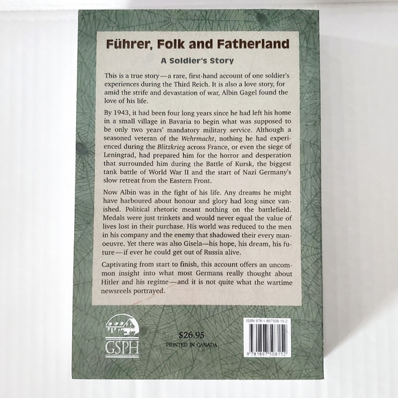 Signed - Fuhrer, Folk and Fatherland: A Soldier's Story - Picture 2 of 11